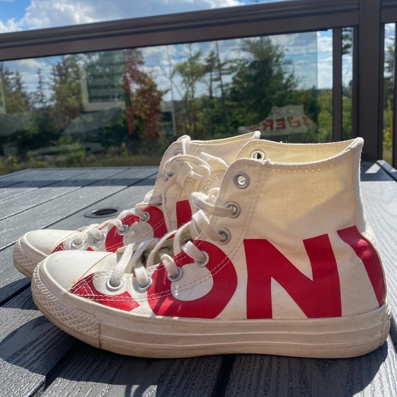 White High Top Converse - Picture 1 of 8